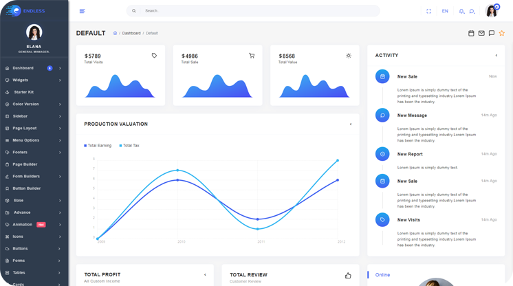 Endless - Premium Admin Template